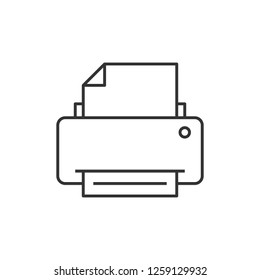 Printer outline icon