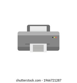 Printer. Print page Vector illustration