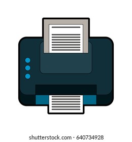 printer printing icon image 
