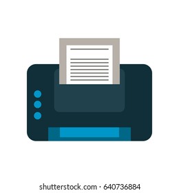 printer printing icon image 