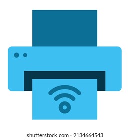 printer scanner print copy internet of things iot smarthome icon