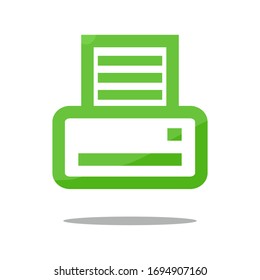 Símbolo de signo IMPRESORA. Ilustración del vector