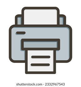 Printer Thick Line Filled Colors For Personal And Commercial Use.
