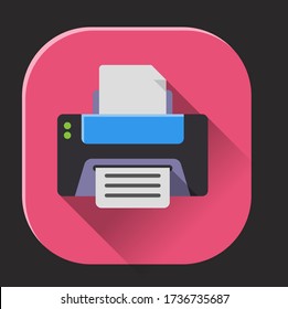 printer vector, computer, printout, paper, ink.