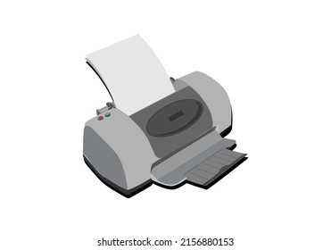Printer Vector Design Graphic Art