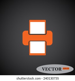 printer,  vector, EPS 10