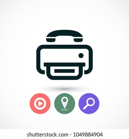 Printer  vector icon 