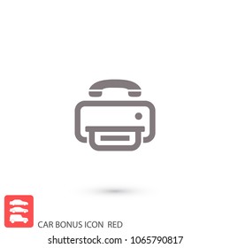 Printer  vector icon 