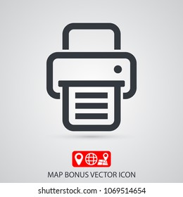 Printer  vector icon 