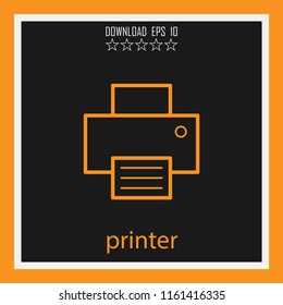 printer vector icon