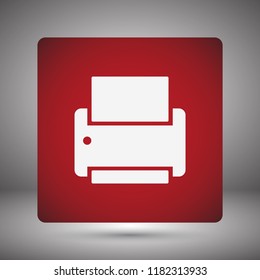 Printer Vector icon