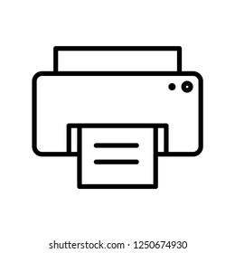 Printer vector icon
