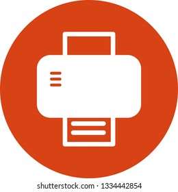 Printer Vector Icon
