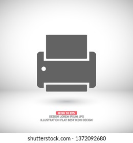 Printer Vector icon