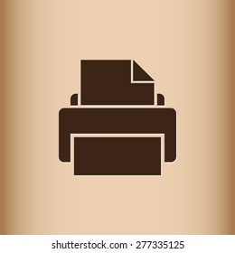 Printer vector icon 