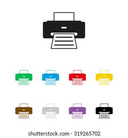 Printer - vector icon