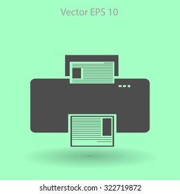 Printer vector icon