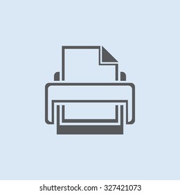 Printer vector icon 