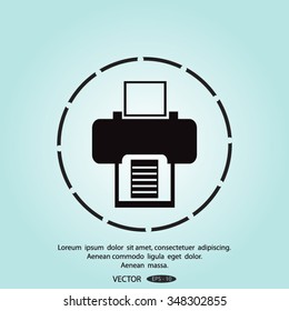 printer vector icon