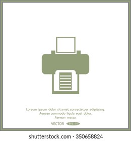 printer vector icon