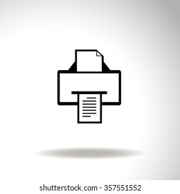 Printer vector icon.