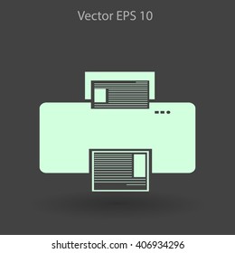 Printer vector icon