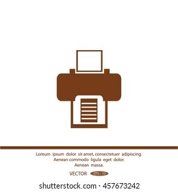 printer vector icon
