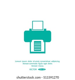 printer vector icon