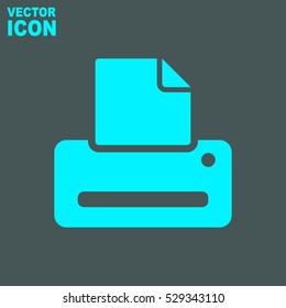 Printer vector icon