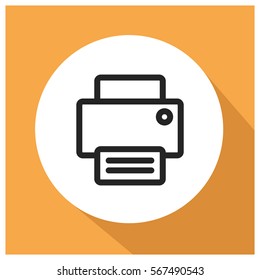 Printer vector icon