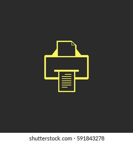 Printer vector  icon.