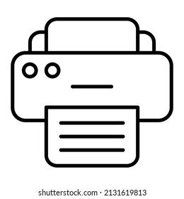 Printer vector icon. Can be used for printing, mobile and web applications.