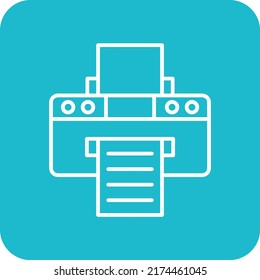 Printer vector icon. Can be used for printing, mobile and web applications.