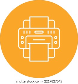 Printer vector icon. Can be used for printing, mobile and web applications.