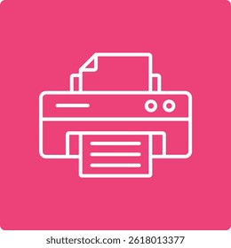 Printer vector icon. Can be used for printing, mobile and web applications.