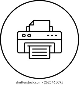 Printer vector icon. Can be used for printing, mobile and web applications.