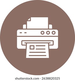Printer vector icon. Can be used for printing, mobile and web applications.