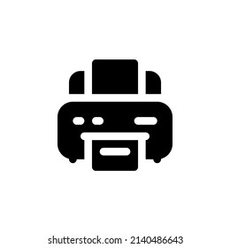 printer vector icon. computer component icon solid style. perfect use for logo, presentation, website, and more. simple modern icon design solid style