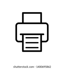 Printer Vector Icon Design Template