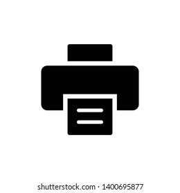 Printer Vector Icon Design Template