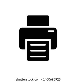 Printer Vector Icon Design Template