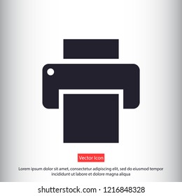 Printer vector icon eps 10