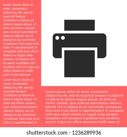 Printer vector icon eps 10