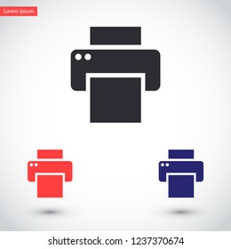 Printer vector icon eps 10
