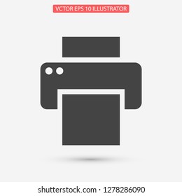 Printer vector icon eps 10