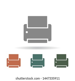 Printer Vector icon . Lorem Ipsum Illustration design