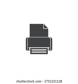 Printer vector icon modern...at symbol for web site