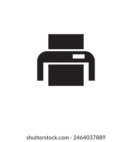 printer vector icon, paper print vector icon