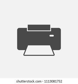 Printer Vector Icon Printing Machine Stock Vector (Royalty Free ...