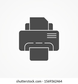 Printer vector icon sign symbol